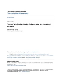 Tripping with Stephen Gaskin: an Exploration of a Hippy Adult Educator
