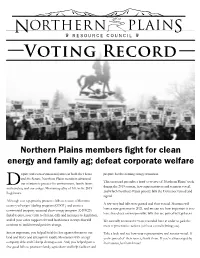 Voting Record