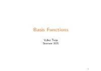 Basis Functions