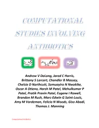 Computational Antibiotics Book