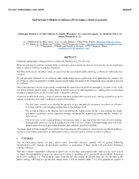 Just-In-Time Collision Avoidance (JCA) Using a Cloud of Particles