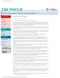 RUC Was Running UVF Gang: Thepost.Ie