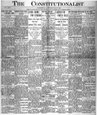 The Constitutionalist. Press Is Not of the Spasmodic Brand- of City Real and Personal Property