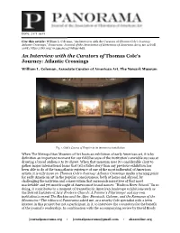 An Interview with the Curators of Thomas Cole's Journey