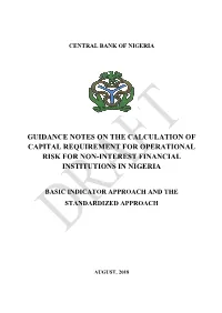 Draft Guidance Notes on Operational Risk Calculation.Pdf