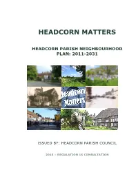 Headcorn Matters