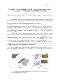 Methodological Approach to the Study of Archaeological Mortars and Plasters from Mediterranean Sites