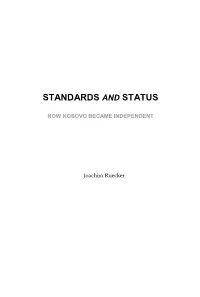 Standards and Status