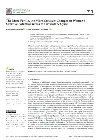 Changes in Women's Creative Potential Across The
