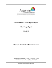 Chapter 3: Front Ends and Insertion Devices