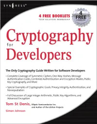 Cryptography for Developers.Pdf