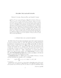 FRAMES for BANACH SPACES Peter G. Casazza, Deguang Han
