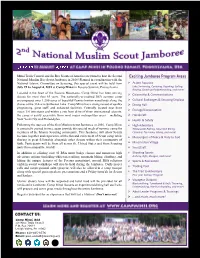 Exciting Jamboree Program Areas