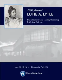 Lutie Lytle 2019 Program