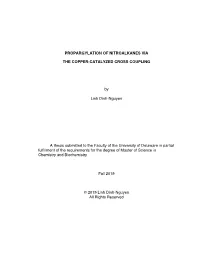 Propargylation of Nitroalkanes Via The