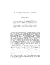 STRONGER KEY DERIVATION VIA SEQUENTIAL MEMORY-HARD FUNCTIONS COLIN PERCIVAL 1. Introduction Password-Based Key Derivation Functi