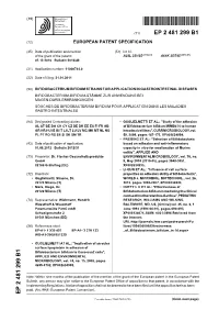 Bifidobacterium Bifidum Strains for Application In