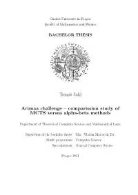 Comparission Study of MCTS Versus Alpha-Beta Methods