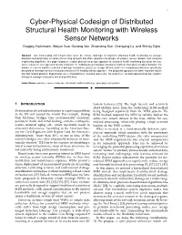Cyber-Physical Codesign of Distributed Structural Health