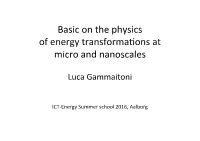 1 Introduction to Energy