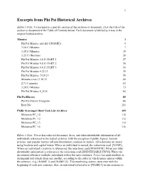 Excerpts from Phi Psi Historical Archives