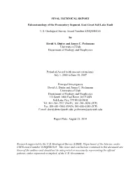 Final Technical Report
