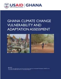 Ghana Climate Change Vulnerability and Adaptation Assessment