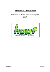 Technical Description 6036