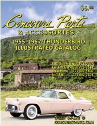 When You Think Concours Quality Parts for Your Thunderbird