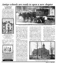 Antigo Schools Are Ready to Open a New Chapter