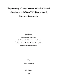 Chapter 4 Engineering of Streptomyces Lividans For