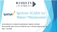 Ignition SCADA for Water/Wasterwater