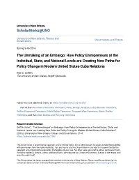 The Unmaking of an Embargo