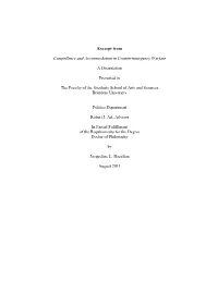 Excerpt from Compellence and Accommodation In