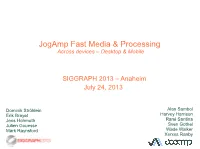 Jogamp Fast Media & Processing