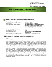 Project/Programme Proposal