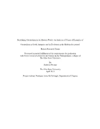 Redefining Orientalism in the Modern World: an Analysis of Classical Examples Of