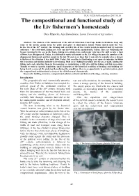 The Compositional and Functional Study of the Liv Fishermen's