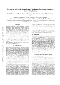 Arxiv:2101.10390V1 [Cs.LG] 25 Jan 2021 Terms of Quality, Increasing the Comparability and Reproducibil- Conservation and Education Initiatives