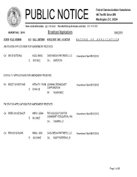 Broadcast Applications 8/6/2013
