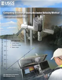 Computing Discharge Using the Index Velocity Method Techniques and Methods 3–A23