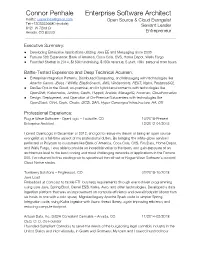 Connor Penhale Enterprise Software Architect