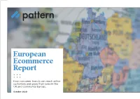 European Ecommerce Report