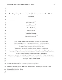 Insights from a Crowdsourced Lexical Decision