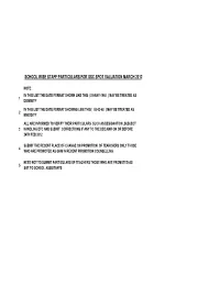 Punishment List