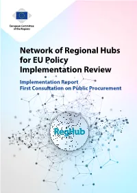 Reghub Implementation Report on Public Procurement