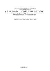 Leonardo Da Vinci on Nature Alessandro Nova E Gerhard Wolf Knowledge and Representation