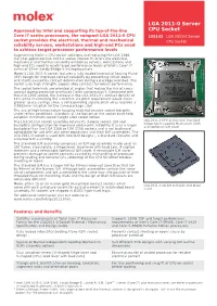 LGA 2011-0 Server CPU Socket