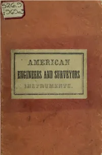 A Manual of the Principal Instruments Used In