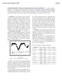 Ccd-Photometry and Pole Coordinates for Eight Asteroids